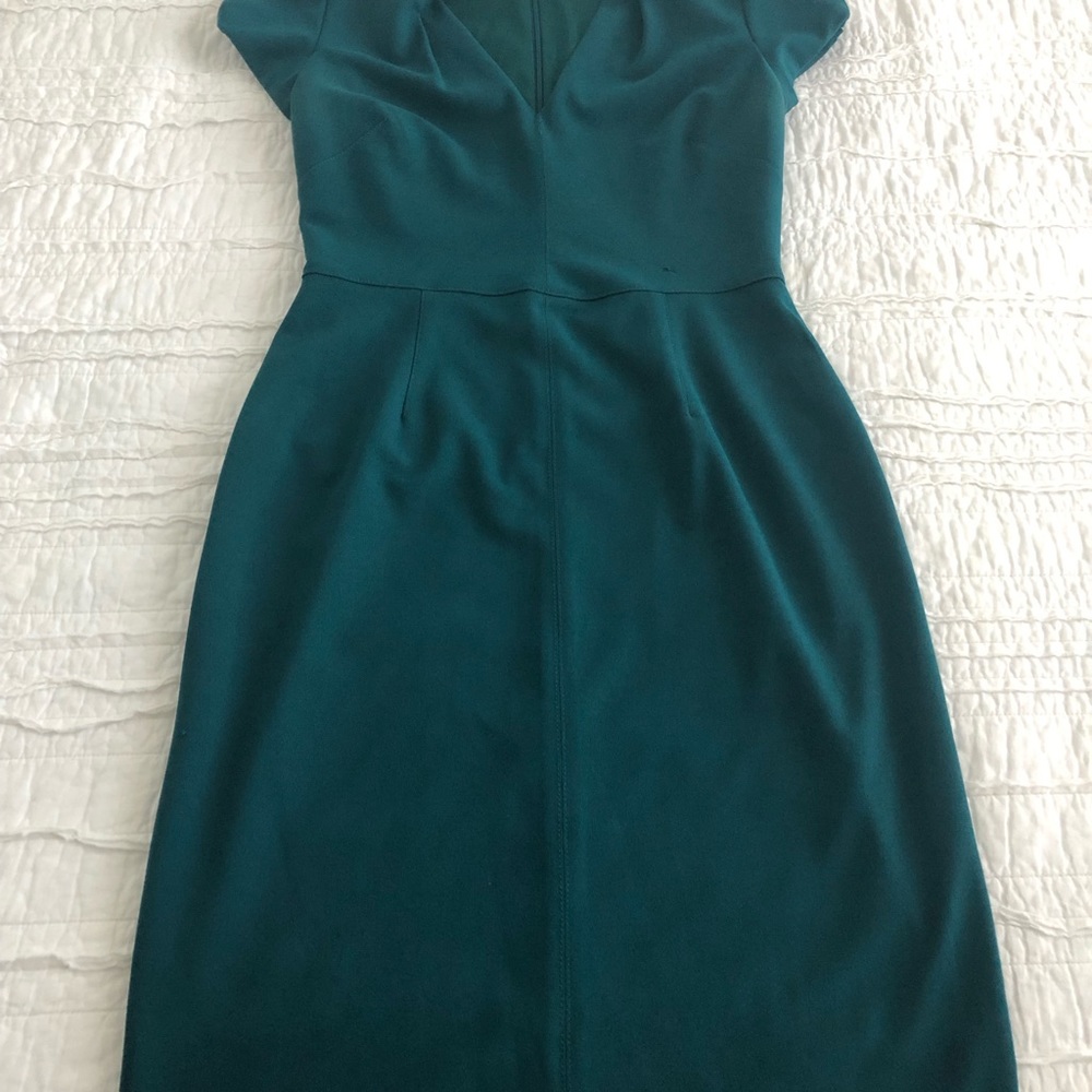 Betsey Johnson green cap sleeve dress